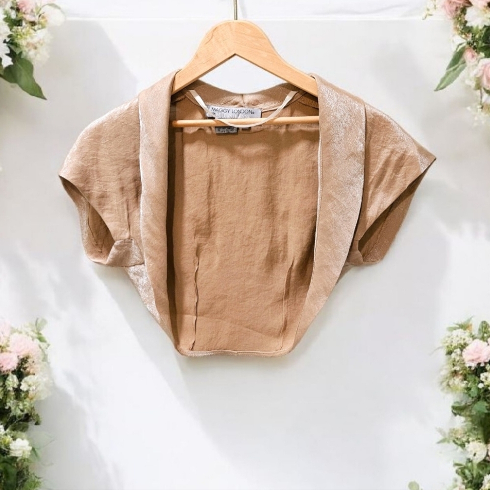 Vintage Maggy London Golden Bolero
